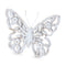 Melrose White Washed Floral Butterfly Decor (Set of 2)