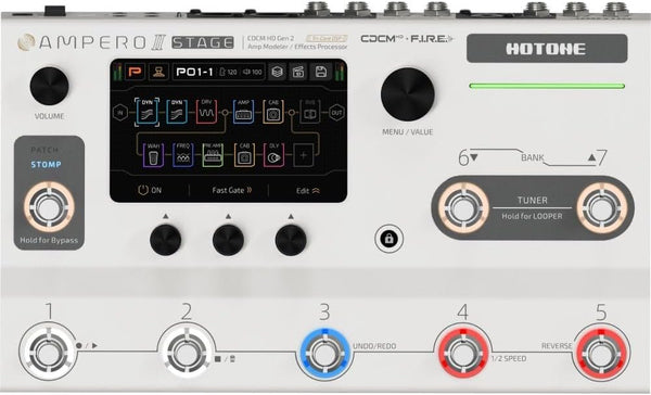 Hotone Ampero II Stage Amp Modeler/Effects Processor Guitar Pedal