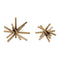 Melrose Abstract Textured Metal Sculpture (Set of 4)