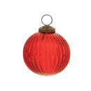 Melrose Ribbed Glass Ball Ornament (Set of 12)