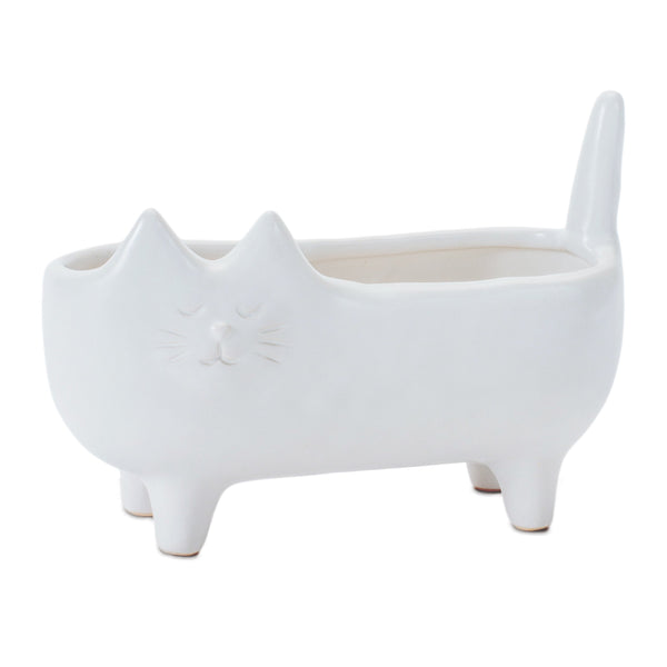 Melrose Ceramic Cat Planter (Set of 2)