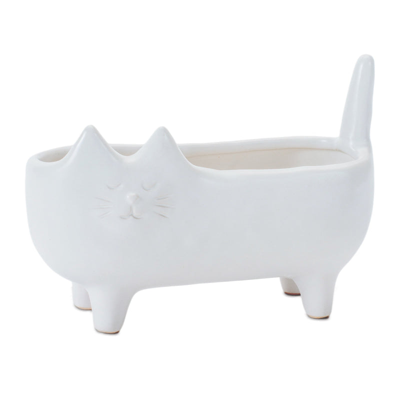 Melrose Ceramic Cat Planter (Set of 2)