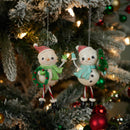 Melrose Nostalgic Snowman Ornament (Set of 12)