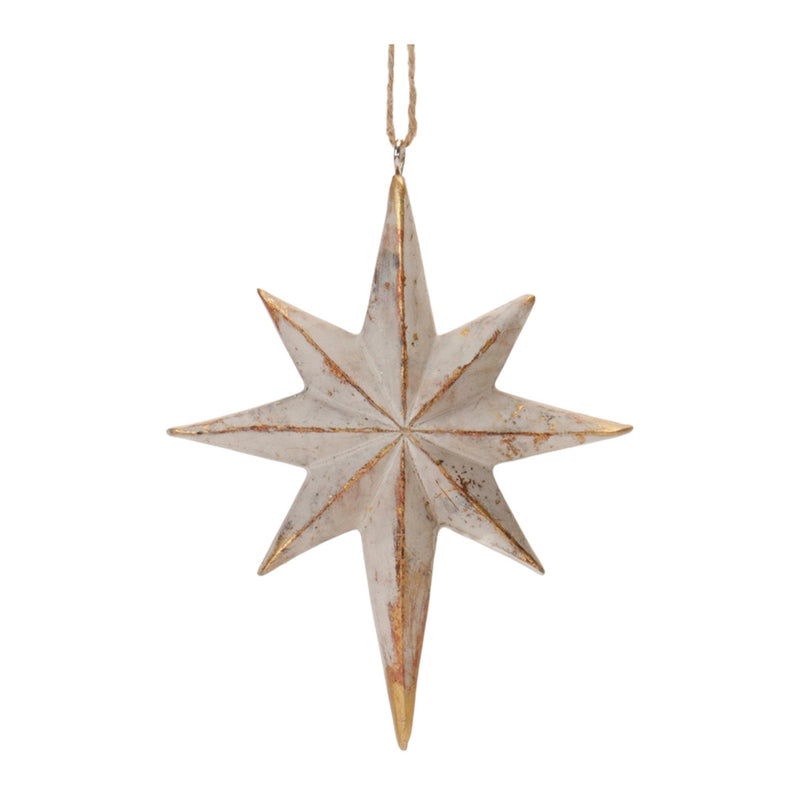 Champagne Northern Star Ornament (Set of 12)