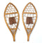 Melrose Vintage Wood Hanging Snow Shoe Decor (Set of 4)