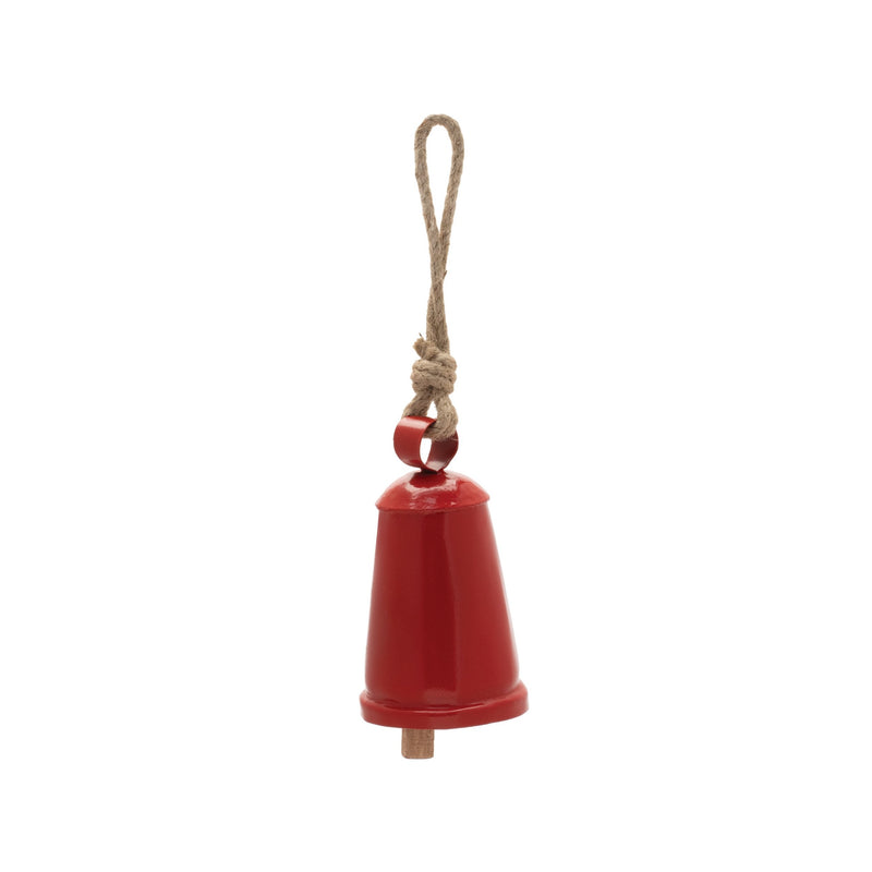 Melrose Rustic Metal Bell Ornament (Set of 4)
