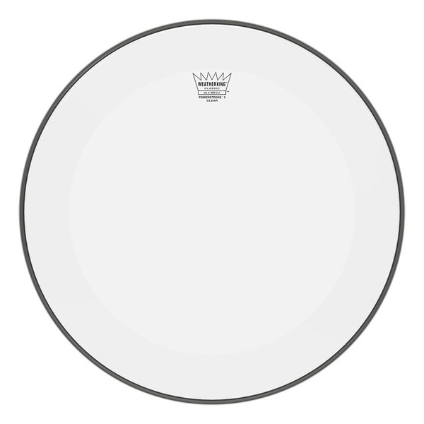 Remo CL-1318-P3 Powerstroke 3 Classic Fit Clear 18" Bass Drumhead