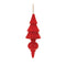 Wood Pine Tree Finial Ornament (Set of 12)