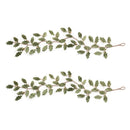 Melrose Glittered Holly Leaf Garland (Set of 2)