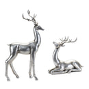 Melrose Metallic Deer Figurine (Set of 2)