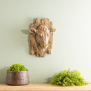 Melrose Cow Plaque Wall Decor, Rustic