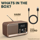 Fuse Hark Bluetooth Radio Speaker 10W Wireless Charger FM Radio Alarm Clock
