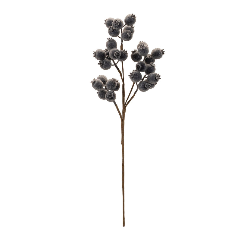 Melrose Beaded Berry Spray (Set of 6)