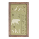 Melrose Ski Lodge Plaque Wall Art (Set of 3)