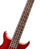 Washburn SB4R Wing Series Scavenger Electric Bass Trans Red