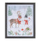 Melrose Framed Snowman and Deer Print 11"H