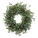 Melrose Mixed Juniper and Pinecone Wreath 26"D