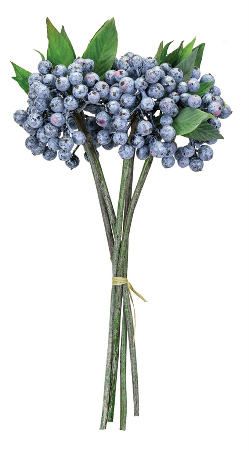 Melrose Blue Berry Foliage Bundle (Set of 12)