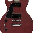 Stagg Standard Series Flat Top Electric Guitar - Cherry - Left Hand - New Open Box