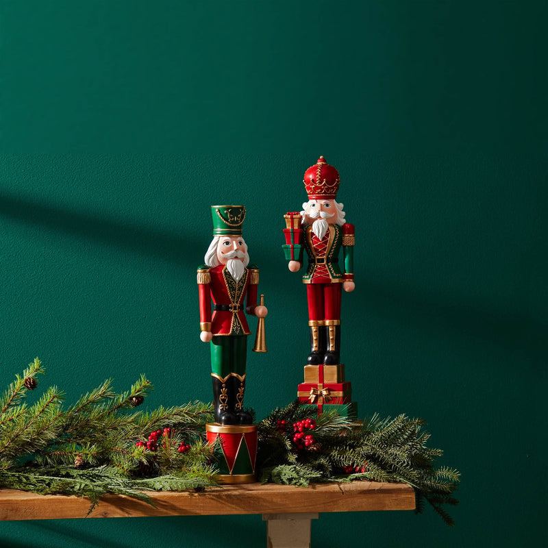 Melrose Holiday Nutcracker Soldier (Set of 2)