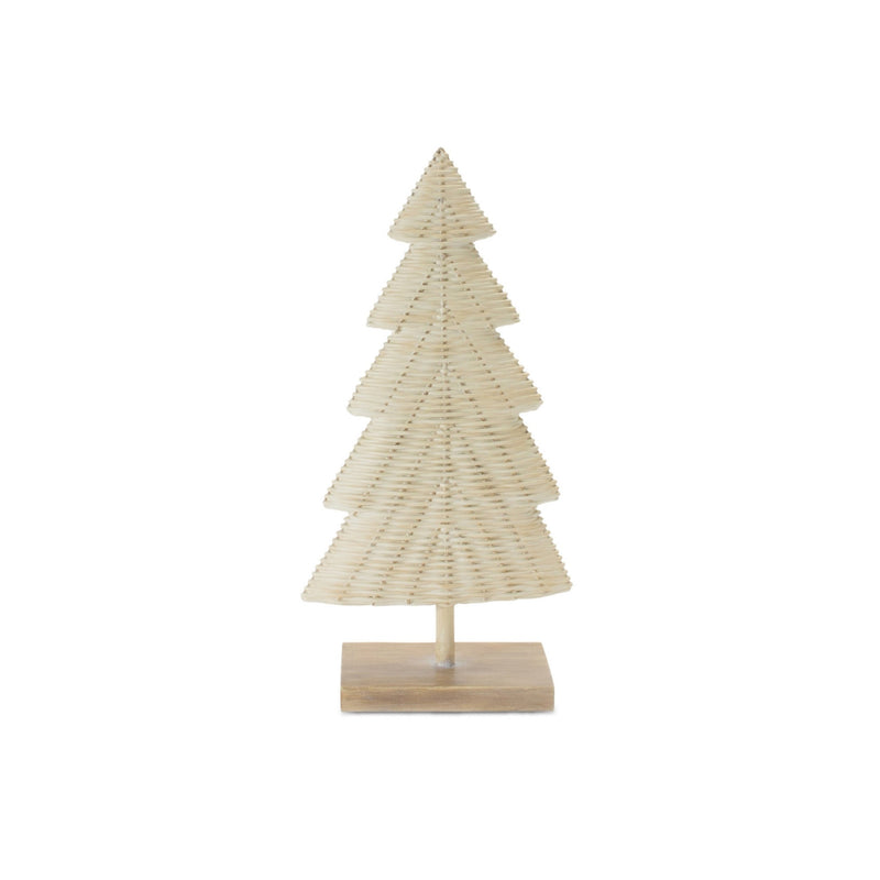 Melrose Woven Wicker Design Pine Tree (Set of 2)