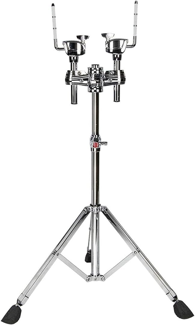 British Drum Co Casino Double Tom Stand - Palladium Hardware