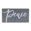 Melrose Peace and Snowflake Sign 24"L