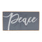 Melrose Peace and Snowflake Sign 24"L