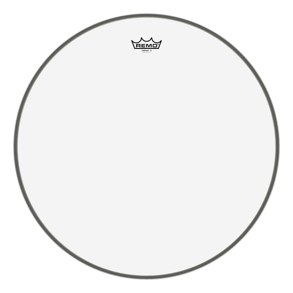 Remo TI‑Series 22″ Timpani Head - Clear Open Hoop - TI‑2200‑03