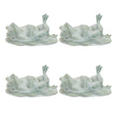 Melrose Laying Frog Figurine (Set of 4)
