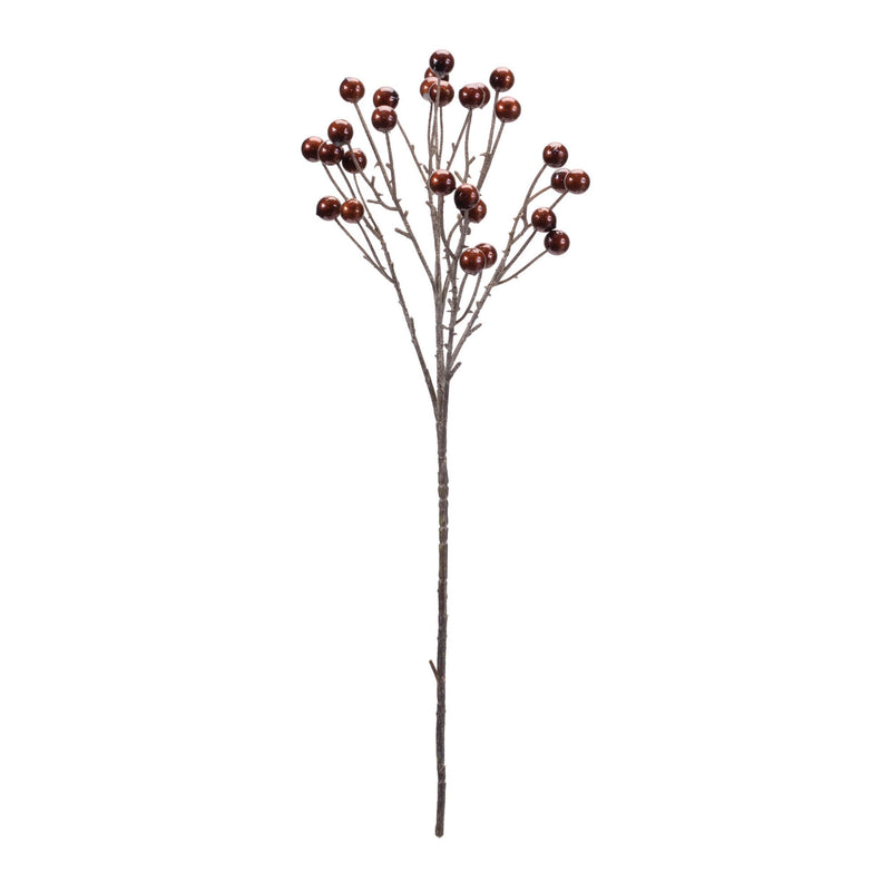 Melrose Brown Berry Spray (Set of 4)