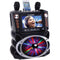 Karaoke USA Bluetooth Karaoke Machine w/ Synchronized LEDs - New Open Box