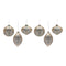 Melrose Champagne Glittered Ball Ornament (Set of 6)