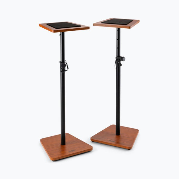 On-Stage SMS7500B Adjustable Rosewood Studio Monitor Stands