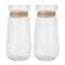 Melrose Texture Glass Vase with Jute Accent (Set of 2)