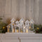 Melrose LED Flocked Winter Village Display 17"L