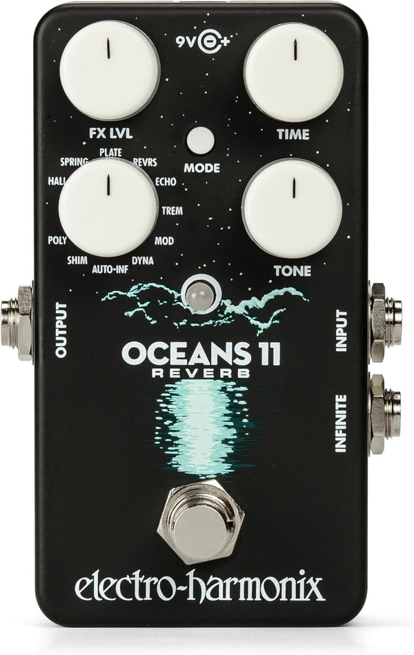 Electro-Harmonix Oceans 11 Reverb Guitar Pedal