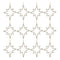 Melrose Jeweled Metal Star Ornament (Set of 12)