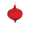 Melrose Red Swirl Glass Ornament (Set of 6)