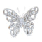 Melrose White Washed Floral Butterfly Decor (Set of 2)
