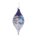Melrose Purple Iridescent Ornaments (Set of 12)