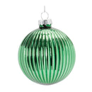 Textured Glass Ball Ornament (Set of 12)