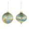 Melrose Iridescent Swirled Glass Ornament (Set of 6)