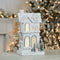 Melrose LED Flocked Wooden House 21.5"H