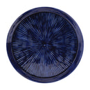 Melrose Round Etched Metal Tray 13.5"D