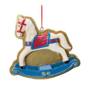 Melrose Rocking Horse and Toy Train Ornament (Set of 12)