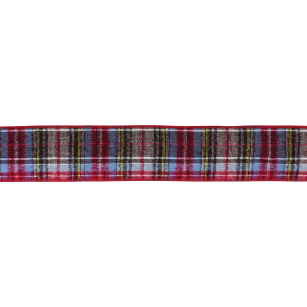 Melrose Plaid Holiday Ribbon (Set of 2)