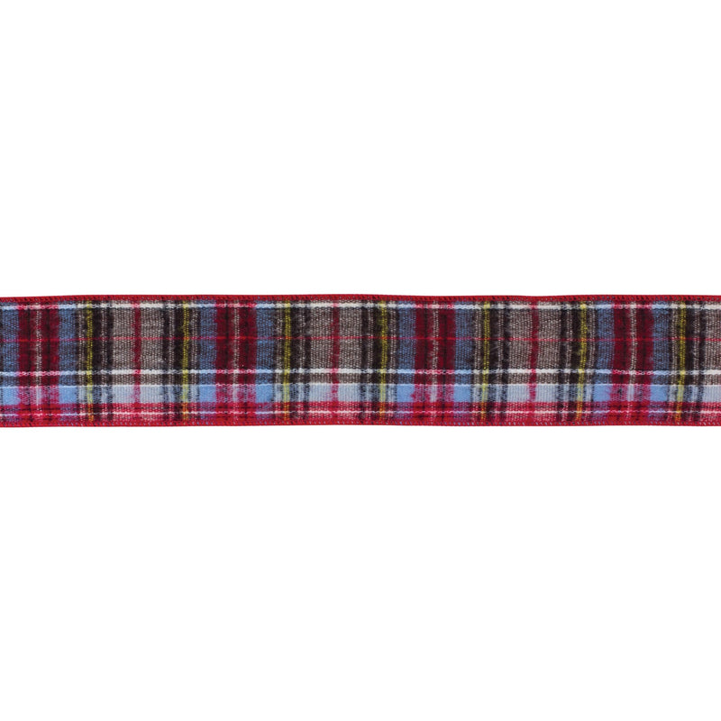 Melrose Plaid Holiday Ribbon (Set of 2)