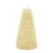 Melrose Glittered Pine Tree Candle 8"H