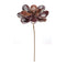 Melrose Glittered Magnolia Flower Stem (Set of 2)